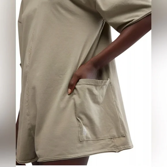 NWT Free People Movement M Hot Shot Tee Romper in Sage Stone Evergreen New - Picture 5 of 8